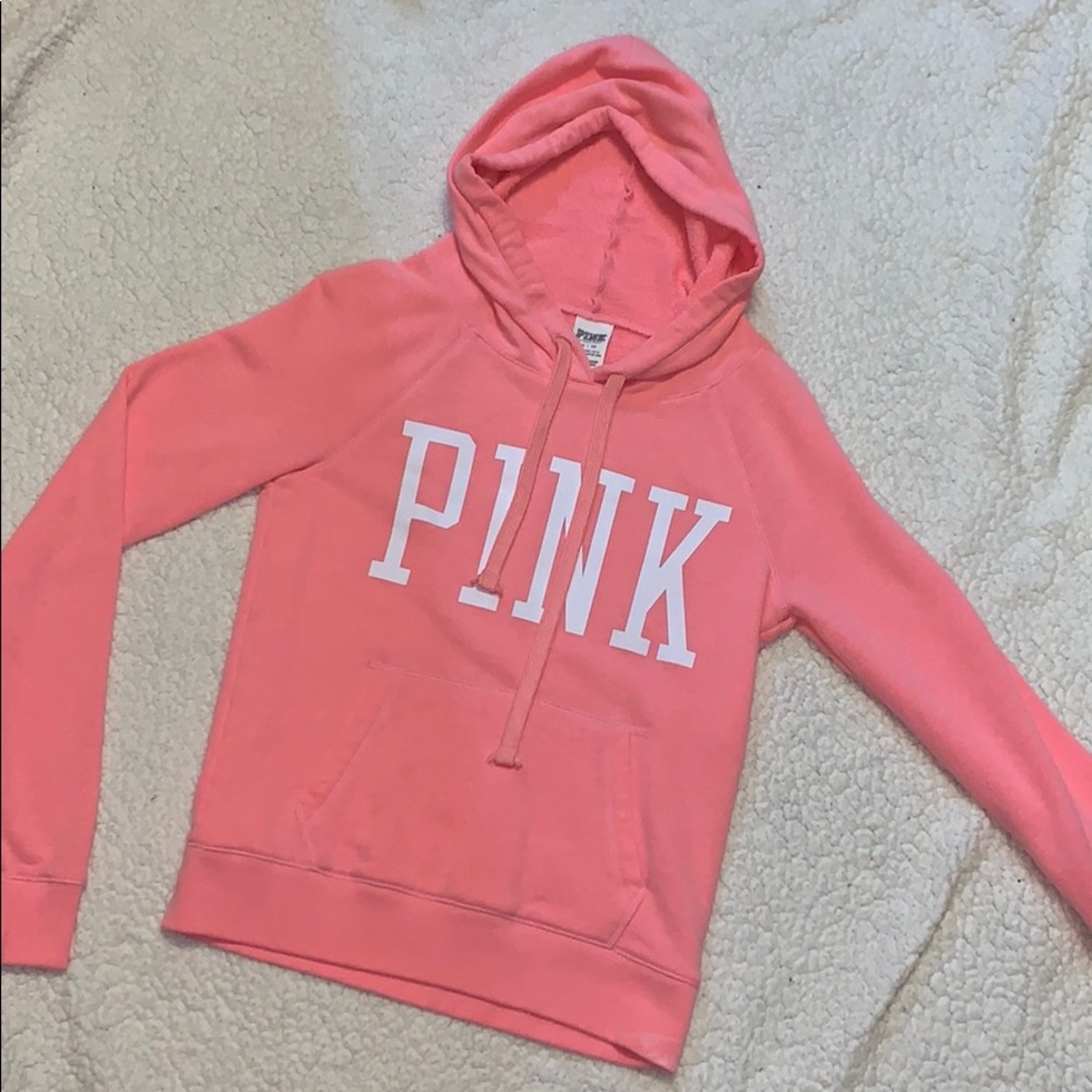 pink hoodie